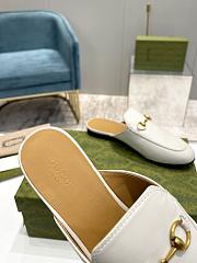 Kitlife Gucci Women's Princetown Slippers White - 5