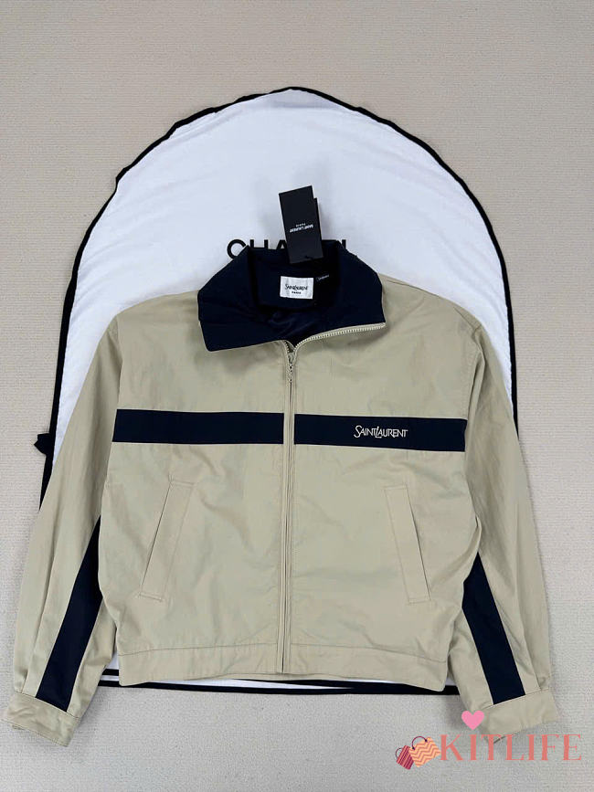 Kitlife Saint Laurent Jacket In Beige Cotton - 1