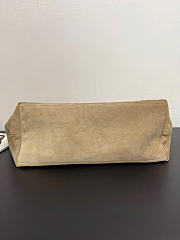 Kitlife Chanel Suede Quilted Neo Cabas Small Shopping Tote Bag Beige AS6474 - 2
