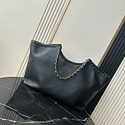 Kitlife Chanel Quilted Neo Cabas Small Shopping Tote Bag Black AS6474  - 6