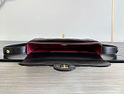 Kitlife Chanel 26B Lambskin Baguette Shoulder Bag Black 10x25x5cm  - 6