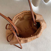 Kitlife Miu Miu Nappa Leather Pouch Brown 5NE030 24x13x9cm  - 4