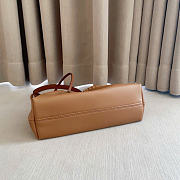 Kitlife Miu Miu Nappa Leather Pouch Brown 5NE030 24x13x9cm  - 3