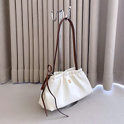 Kitlife Miu Miu Nappa Leather Pouch White 5NE030 24x13x9cm  - 4