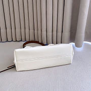 Kitlife Miu Miu Nappa Leather Pouch White 5NE030 24x13x9cm  - 3