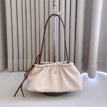 Kitlife Miu Miu Nappa Leather Pouch Light Pink 5NE030 24x13x9cm 