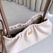 Kitlife Miu Miu Nappa Leather Pouch Light Pink 5NE030 24x13x9cm  - 6