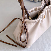 Kitlife Miu Miu Nappa Leather Pouch Light Pink 5NE030 24x13x9cm  - 5