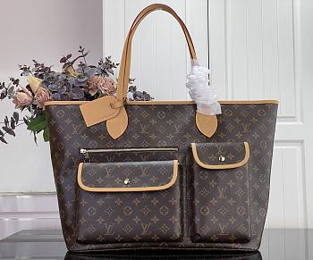 Kitlife Louis Vuitton Nevereverfull Cargo Bag Brown M2A617 38x60x28cm