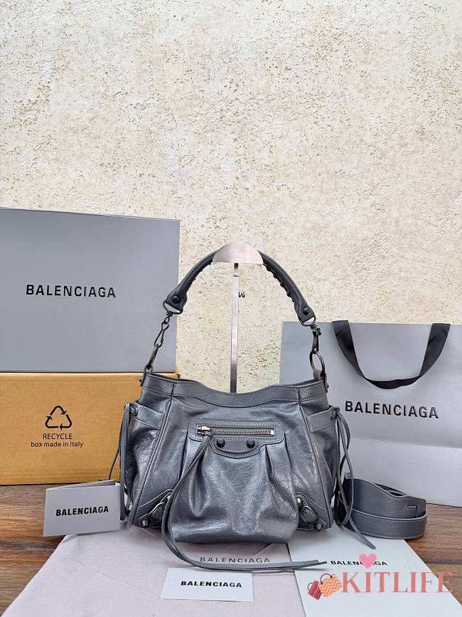 Kitlife Balenciaga Bucket Bag Gray 25x20x15cm  - 1