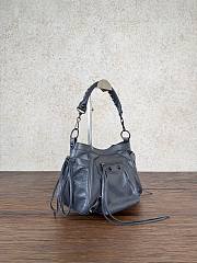 Kitlife Balenciaga Bucket Bag Gray 25x20x15cm  - 2