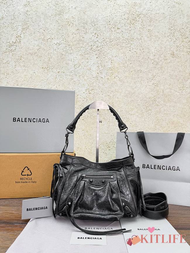 Kitlife Balenciaga Bucket Bag Black 25x20x15cm  - 1