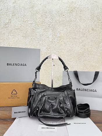 Kitlife Balenciaga Bucket Bag Black 25x20x15cm 