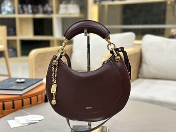 Kitlife Chloe Crescent Bag Dark Brown 31x20x2.5cm