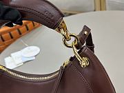 Kitlife Chloe Crescent Bag Dark Brown 31x20x2.5cm - 3