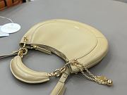 Kitlife Chloe Crescent Bag Beige 31x20x2.5cm  - 6