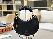 Kitlife Chloe Crescent Bag Black 31x20x2.5cm  - 1
