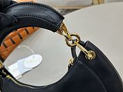 Kitlife Chloe Crescent Bag Black 31x20x2.5cm  - 6