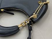Kitlife Chloe Crescent Bag Black 31x20x2.5cm  - 5