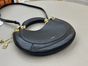 Kitlife Chloe Crescent Bag Black 31x20x2.5cm  - 4