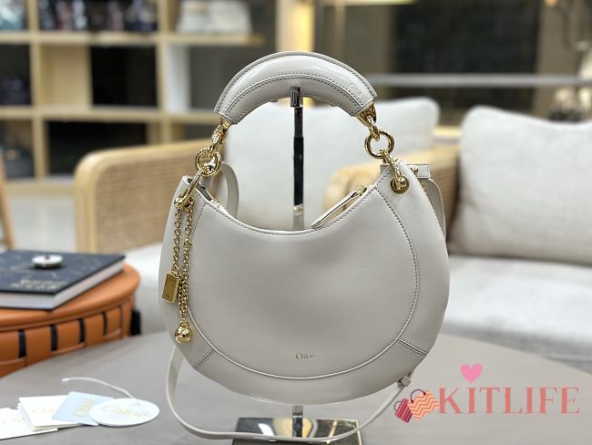 Kitlife Chloe Crescent Bag White 31x20x2.5cm  - 1