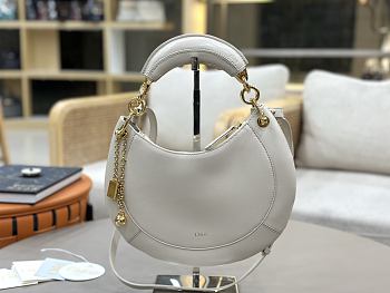 Kitlife Chloe Crescent Bag White 31x20x2.5cm 