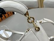 Kitlife Chloe Crescent Bag White 31x20x2.5cm  - 5