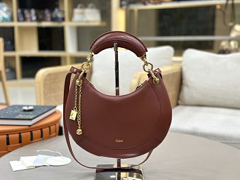 Kitlife Chloe Crescent Bag Brown 31x20x2.5cm