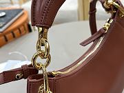 Kitlife Chloe Crescent Bag Brown 31x20x2.5cm - 5