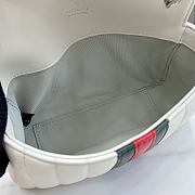 Kitlife Gucci Jetset GG Marmont Small Shoulder Bag White Vertical Matelassé Nappa Leather A006X1 20.5x11.5x6cm  - 3