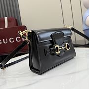 Kitlife Gucci Horsebit Duomo Small Top Handle Bag Black A006O9 20×13.5×6cm  - 4