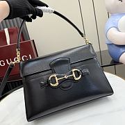 Kitlife Gucci Horsebit Duomo Medium Top Handle Bag Black A006O9  27.5×19×9cm - 1