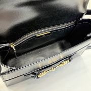Kitlife Gucci Horsebit Duomo Medium Top Handle Bag Black A006O9  27.5×19×9cm - 4