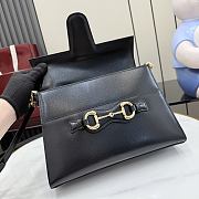 Kitlife Gucci Horsebit Duomo Medium Top Handle Bag Black A006O9  27.5×19×9cm - 3
