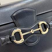 Kitlife Gucci Horsebit Duomo Medium Top Handle Bag Black A006O9  27.5×19×9cm - 2
