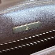 Kitlife Gucci Horsebit Duomo Small Top Handle Bag Dark Brown A006O9 20×13.5×6cm - 2