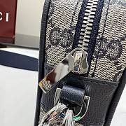 Kitlife Gucci Essence Classic Small Crossbody Bag Blue Coated GG Canvas ‎A006ZN ‎24x16x5cm  - 2