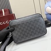 Kitlife Gucci Essence Classic Small Crossbody Bag Black Coated GG Canvas ‎A006ZN ‎24x16x5cm - 6