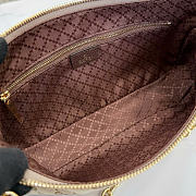 Kitlife Gucci Lady Lunetta Chain Small Shoulder Bag Beige & Brown GG Canvas A0034B 24.5x15x5cm  - 2