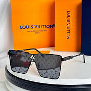 Kitlife Louis Vuitton Metal Crystal Cyclone Sunglasses Z1701U - 2