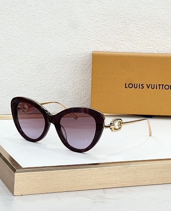 Kitlife Louis Vuitton Monogram Pearl Cat-eye Sunglasses 
