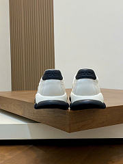 Kitlife Prada White Mesh Fabric And Beige Suede Sneakers - 6