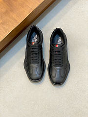 Kitlife Prada America's Cup Black Nappa Leather Sneakers  - 1