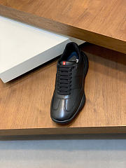 Kitlife Prada America's Cup Black Nappa Leather Sneakers  - 6