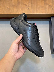 Kitlife Prada America's Cup Black Nappa Leather Sneakers  - 2