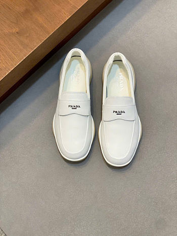 Kitlife Prada Men's Slip-On Casual Sneakers White