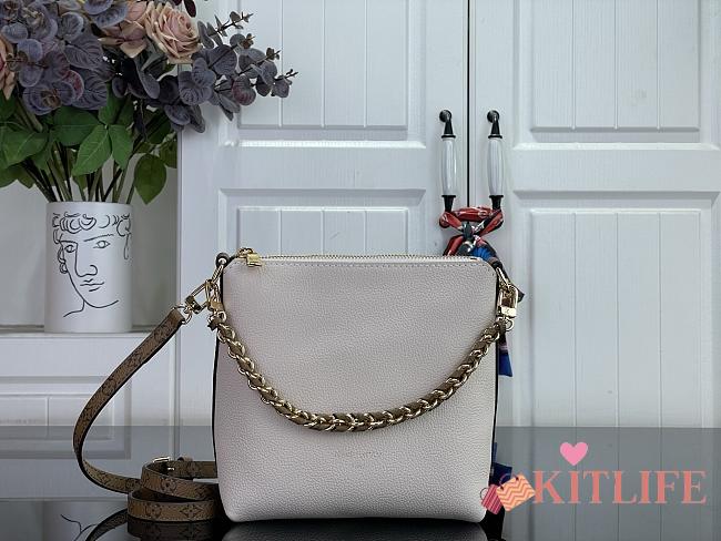 Kitlife Louis Vuitton Mini Multipass Bag Cream M2A840 17.5x18x9.5cm  - 1