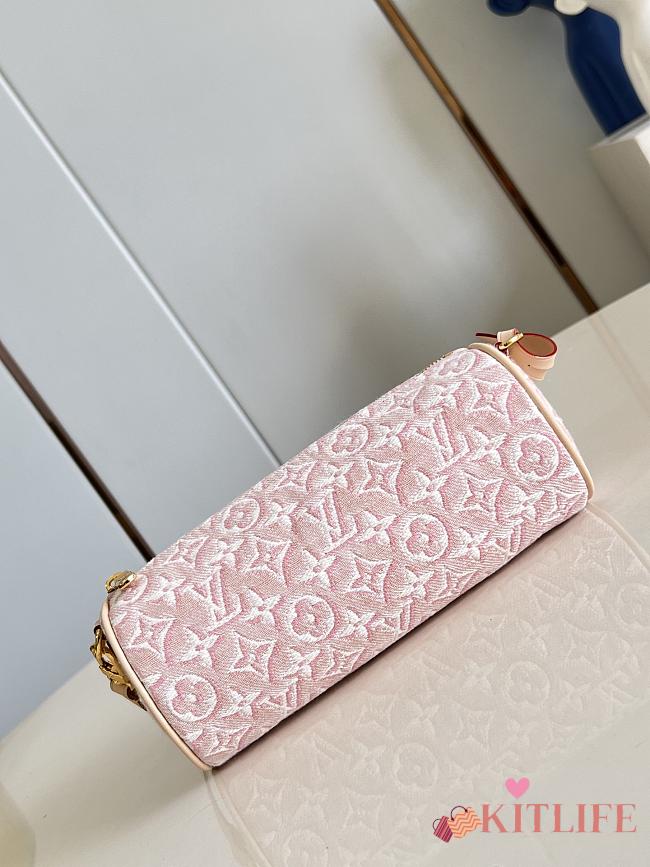 Kitlife Louis Vuitton Pochette Papillon Monogram Emblème Rose Ruban M29881 20 x 8.5 x 8.5 cm - 1
