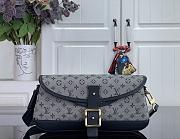 Kitlife Louis Vuitton Vintage Handbag Gray Denim Monogram 26x12x3cm  - 1