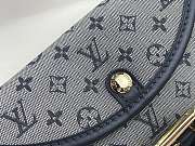 Kitlife Louis Vuitton Vintage Handbag Gray Denim Monogram 26x12x3cm  - 3